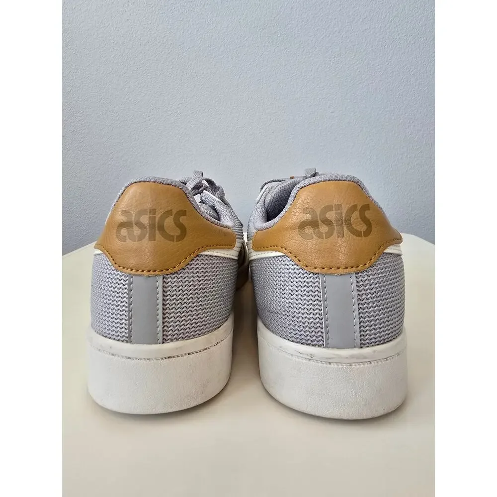 ASICS Japan S Grey Cream Tan Low Top Sneakers Men Size 9 Retro Streetwear